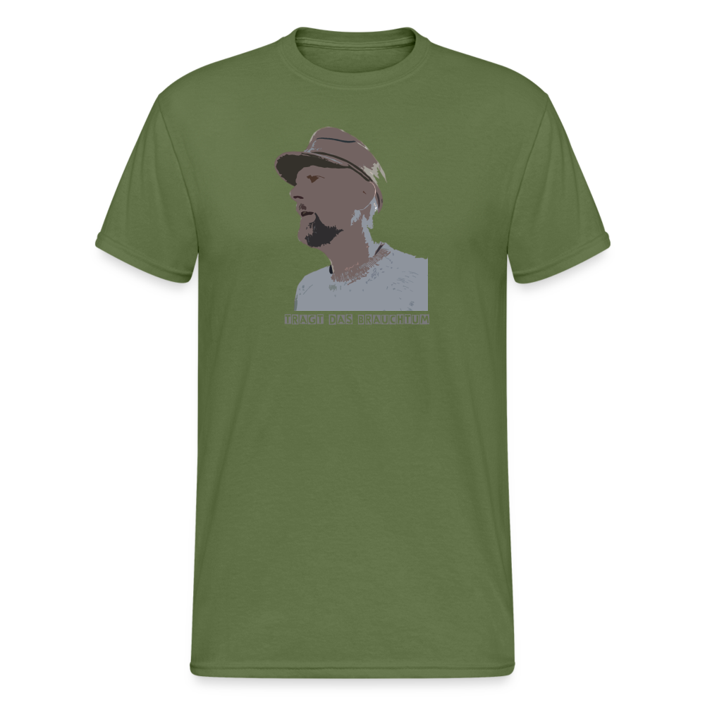 SauHunt T-Shirt (Gildan) - Brauchtum - Militärgrün