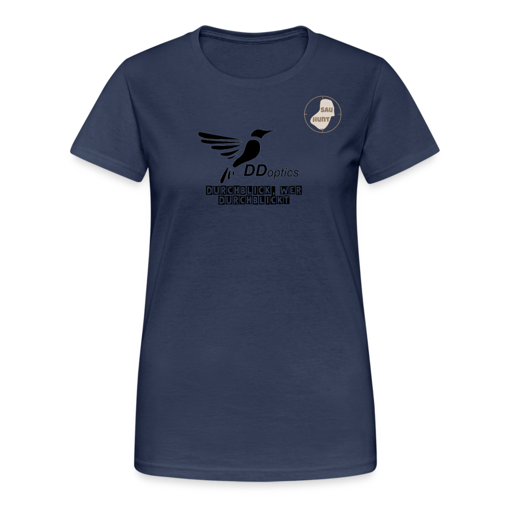SauHunt T-Shirt für Sie (Gildan) - DDOptics - Navy