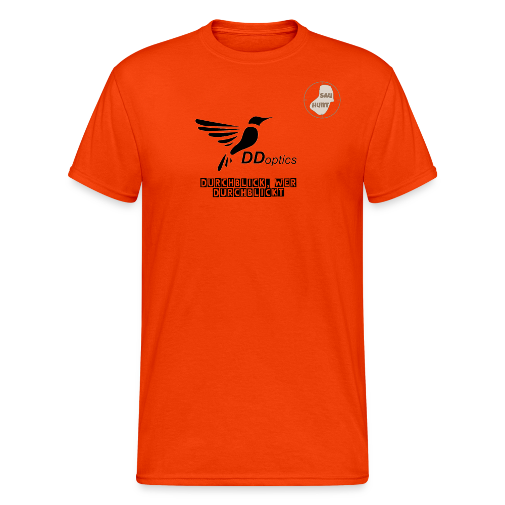 SauHunt T-Shirt (Gildan) - DDOptics - kräftig Orange