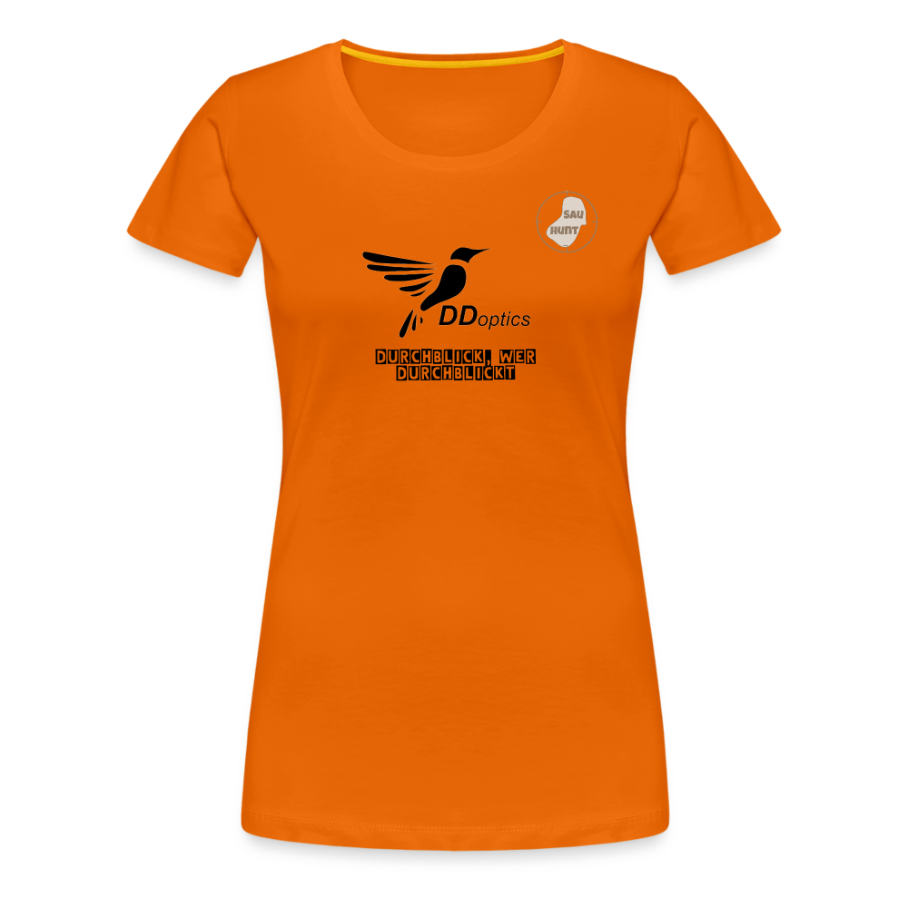 SauHunt T-Shirt für Sie (Premium) - DDOptics - Orange