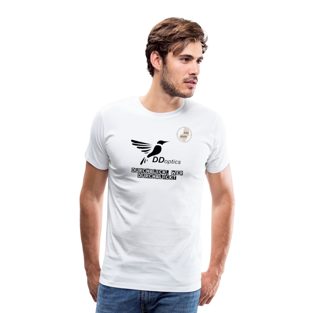 SauHunt T-Shirt (Premium) - DDOptics - weiß
