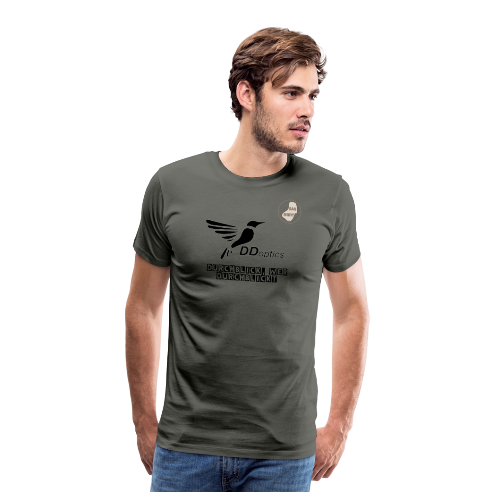 SauHunt T-Shirt (Premium) - DDOptics - Asphalt