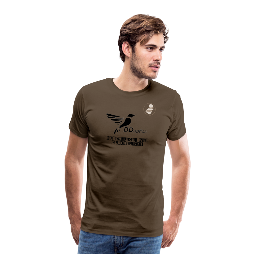SauHunt T-Shirt (Premium) - DDOptics - Edelbraun