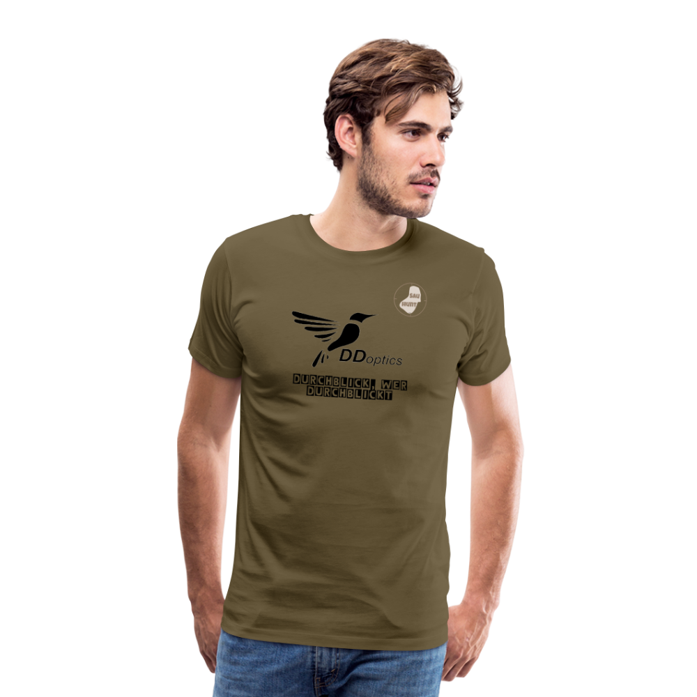 SauHunt T-Shirt (Premium) - DDOptics - Khaki
