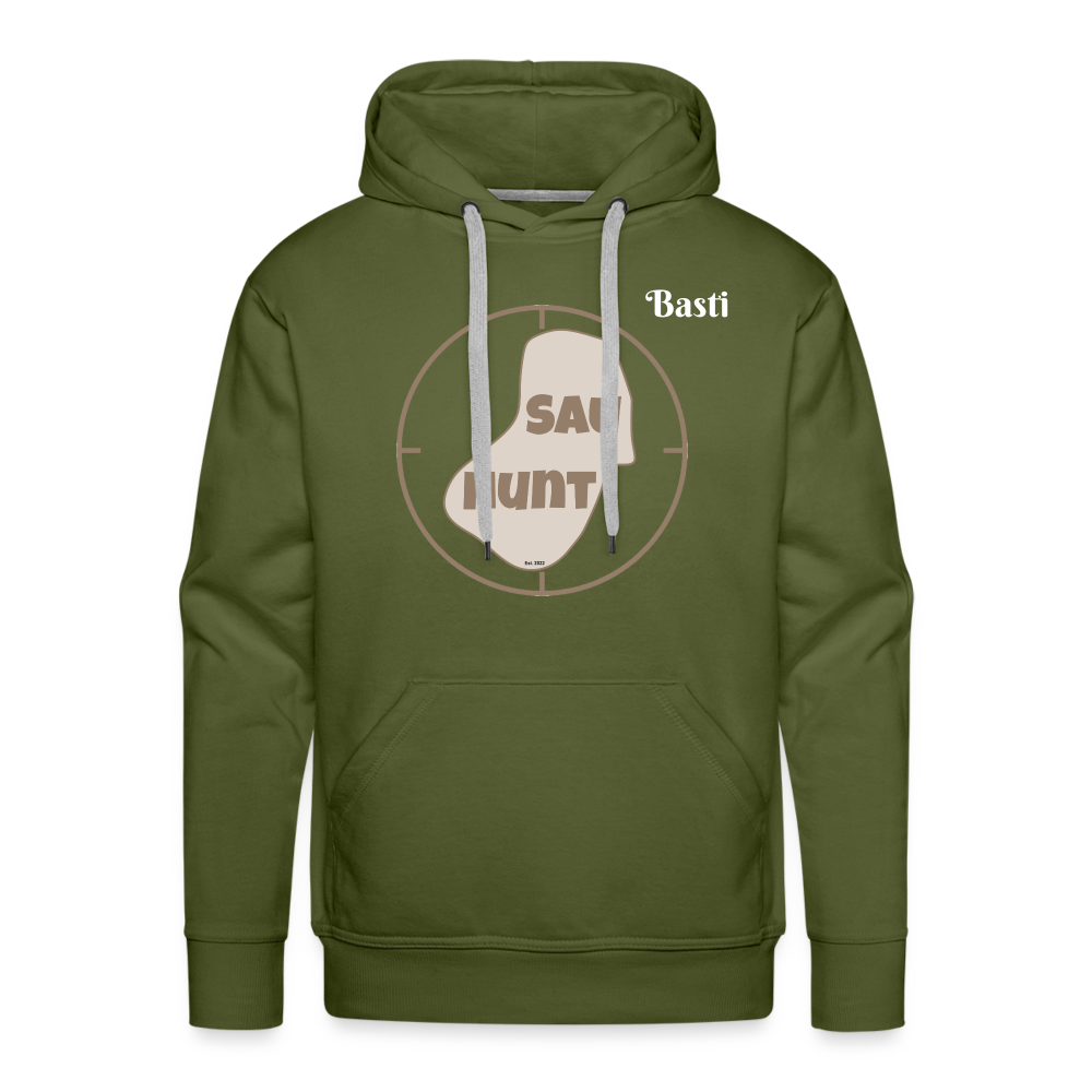 SauHunt Promo Hoodie - Olivgrün