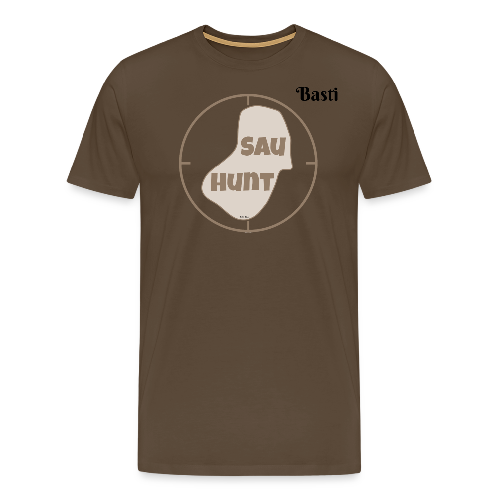 SauHunt Promo Shirt - Edelbraun