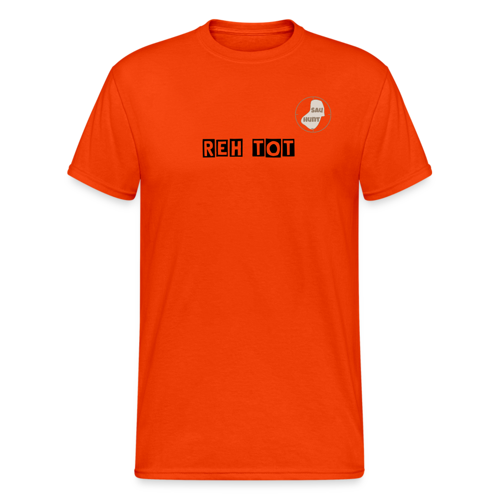 SauHunt T-Shirt (Gildan) - Reh tot - kräftig Orange