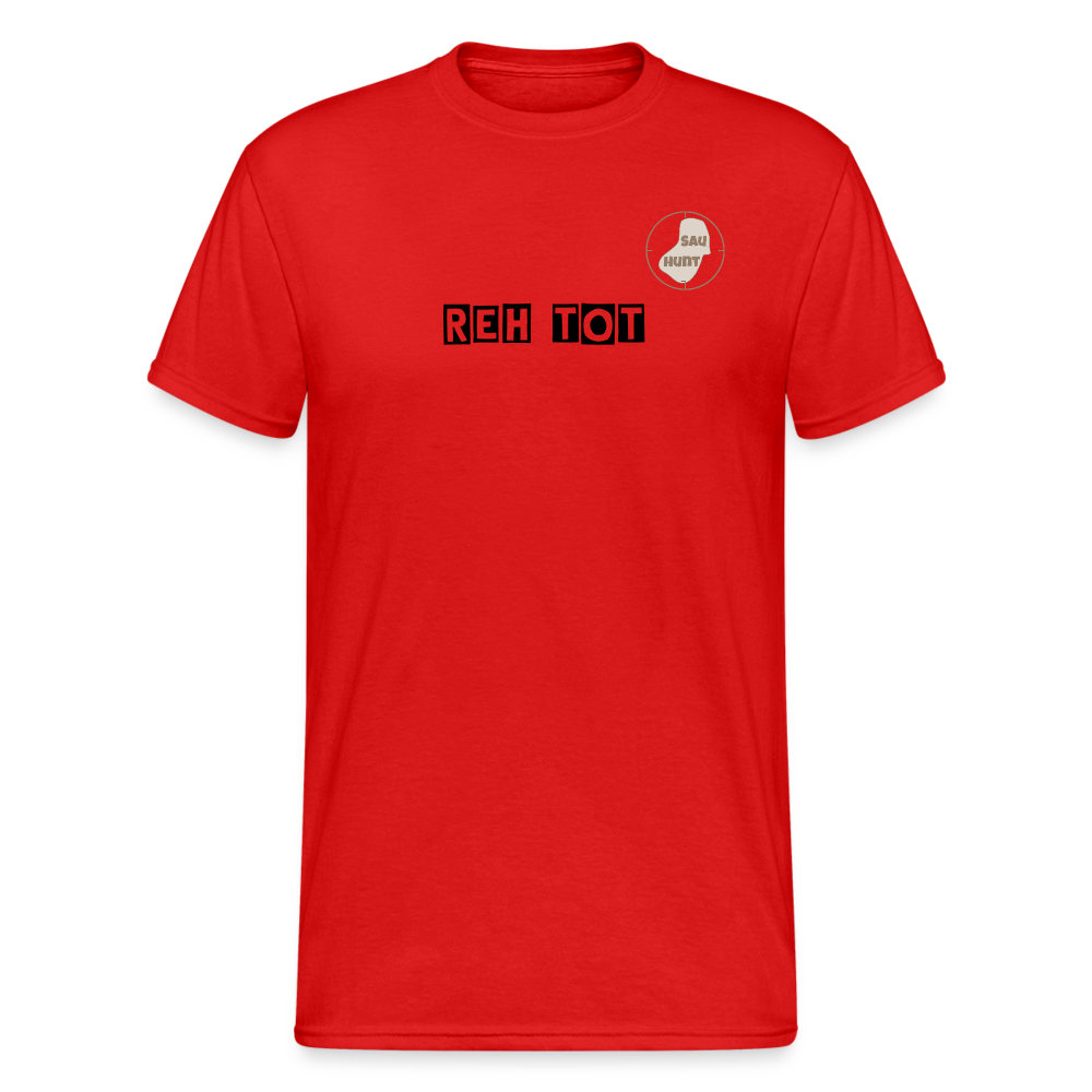 SauHunt T-Shirt (Gildan) - Reh tot - Rot