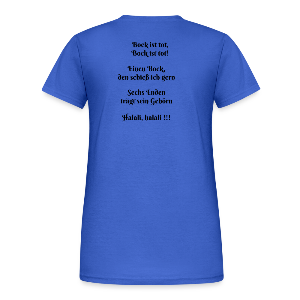 SauHunt T-Shirt (Gildan) - Reh tot - Königsblau