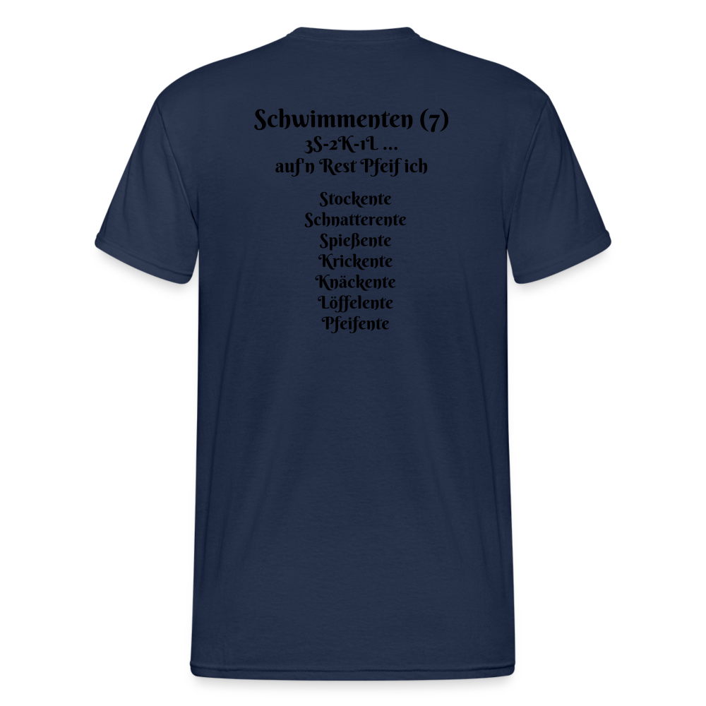 SauHunt T-Shirt (Gildan) - Schwimmenten - Navy