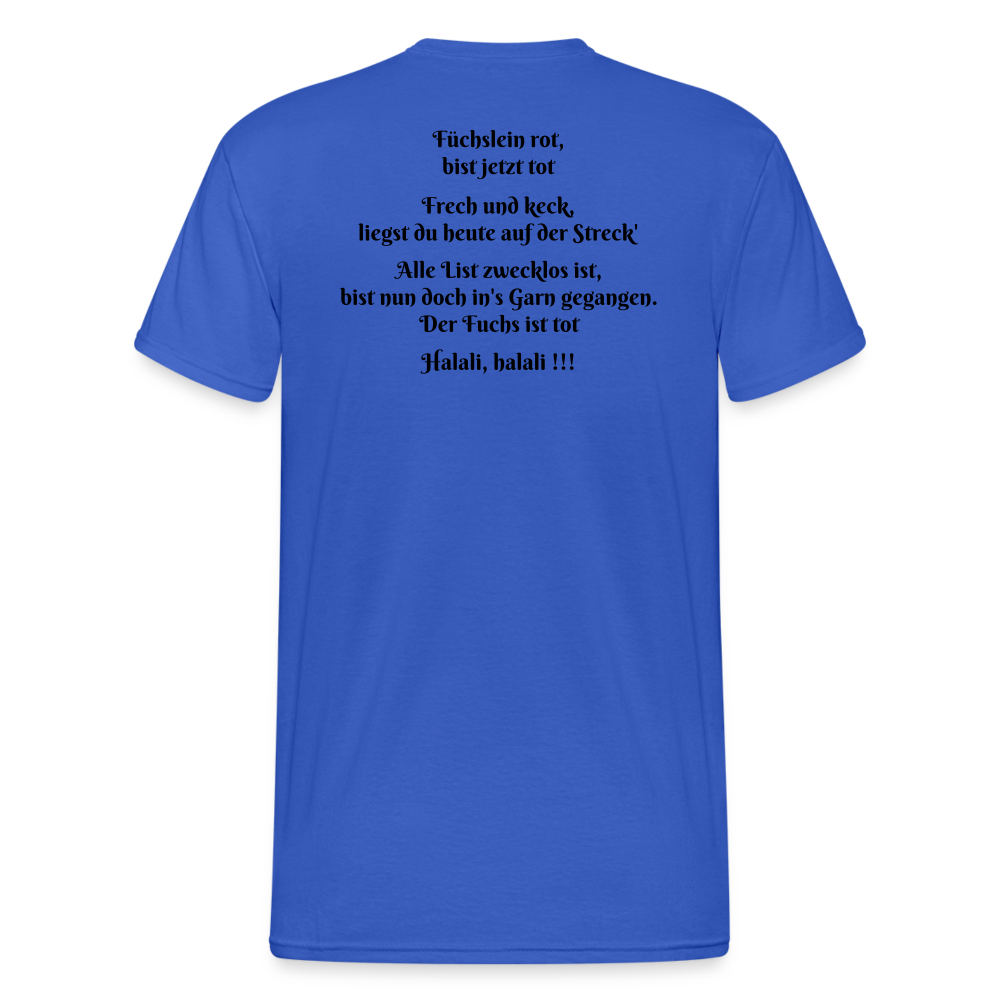 SauHunt T-Shirt (Gildan) - Fuchs tot - Königsblau