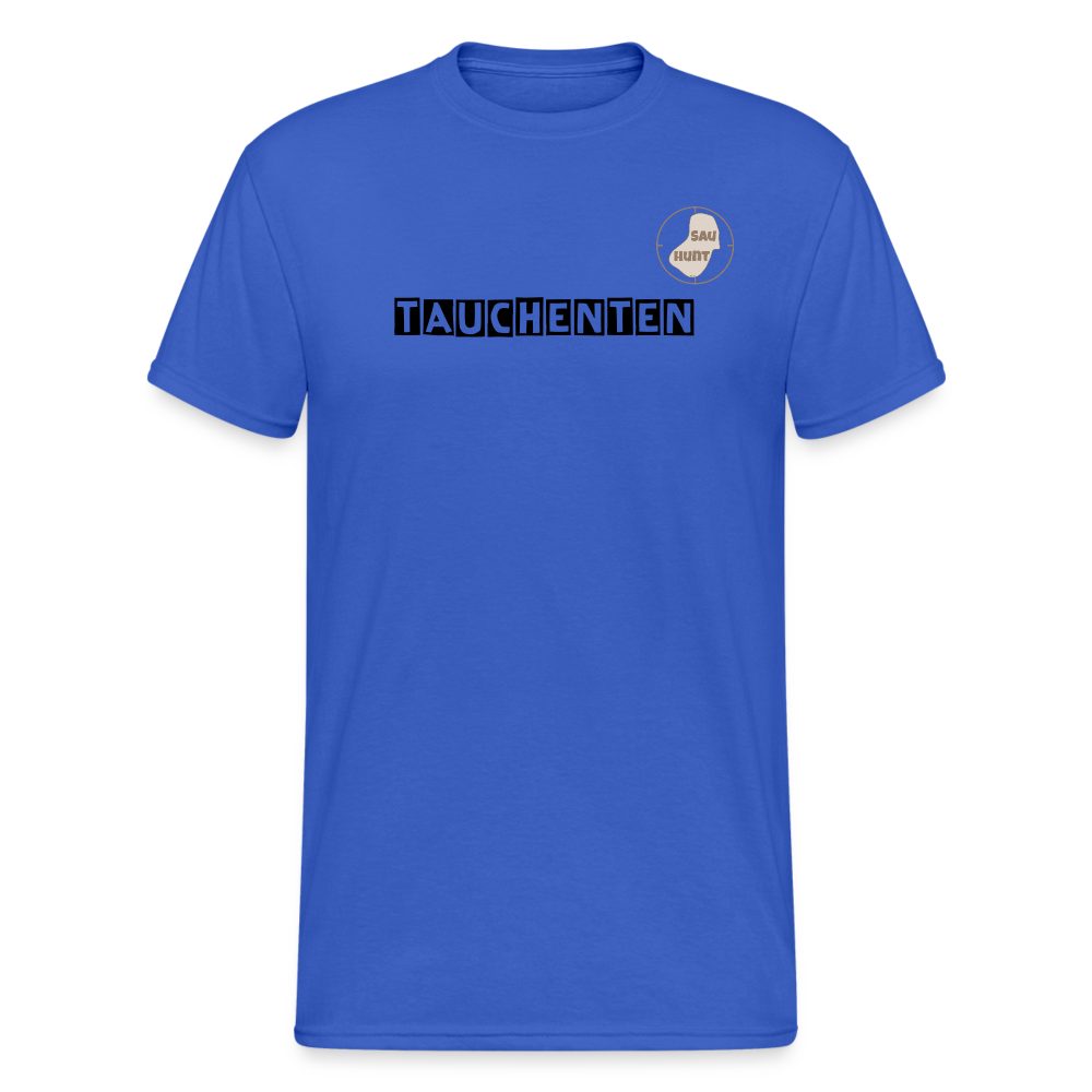 SauHunt T-Shirt (Gildan) - Tauchenten - Königsblau