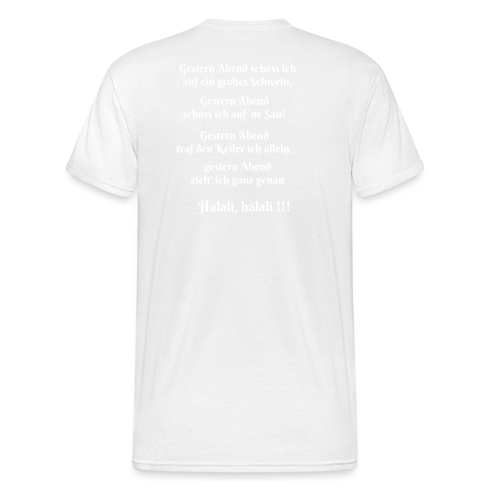 SauHunt T-Shirt (Gildan) - Sau tot - weiß