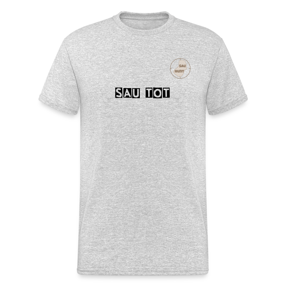 SauHunt T-Shirt (Gildan) - Sau tot - Grau meliert