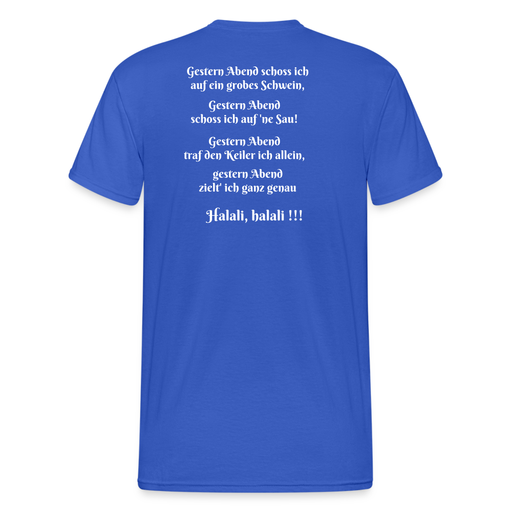 SauHunt T-Shirt (Gildan) - Sau tot - Königsblau