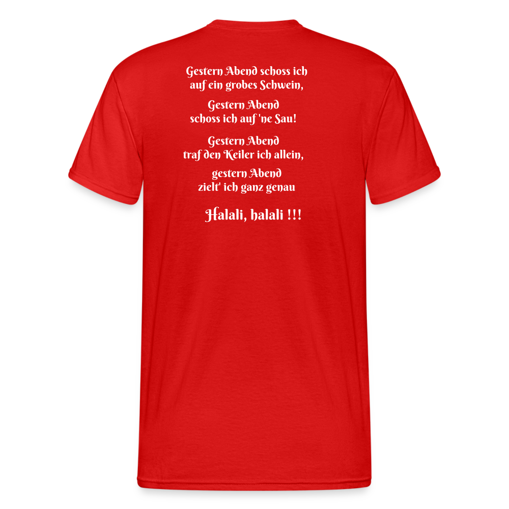 SauHunt T-Shirt (Gildan) - Sau tot - Rot
