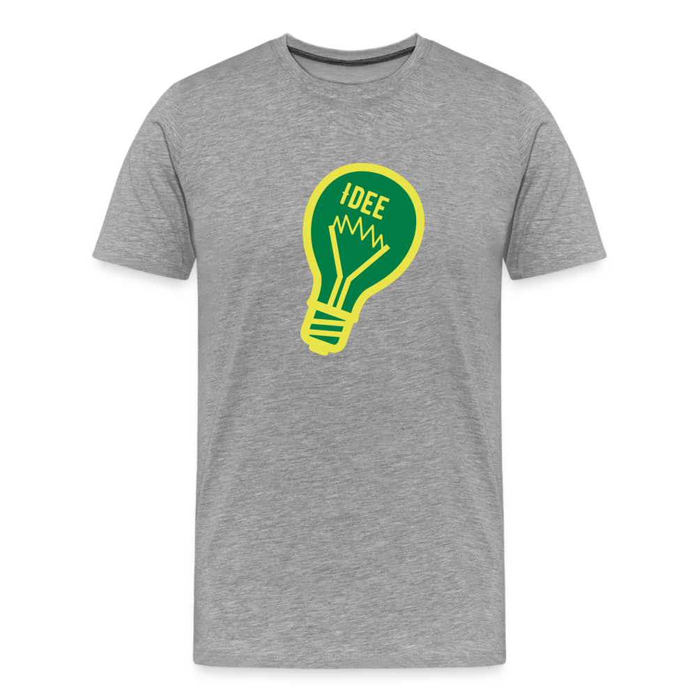 Funshirt - Idee - Grau meliert