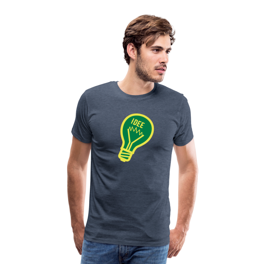 Funshirt - Idee - Blau meliert