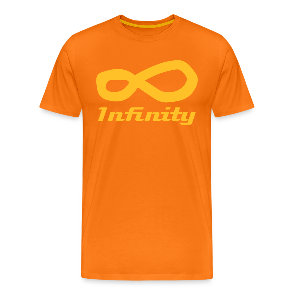 Men’s Premium T-Shirt - Infinity - Orange
