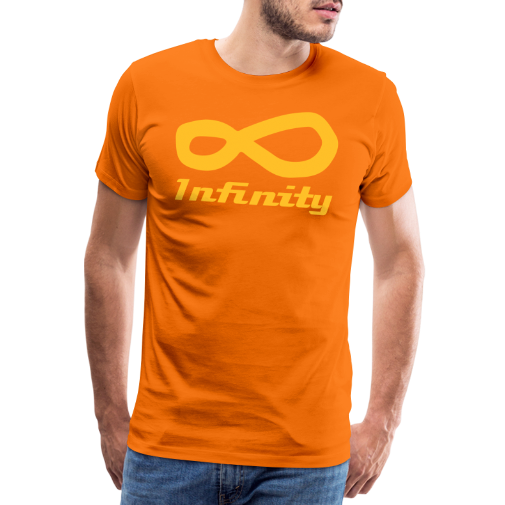 Men’s Premium T-Shirt - Infinity - Orange