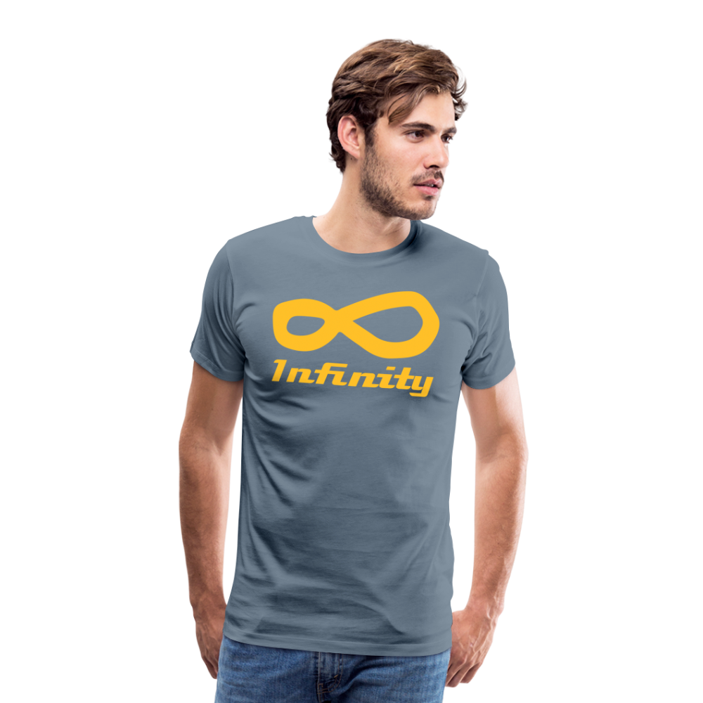 Men’s Premium T-Shirt - Infinity - Blaugrau