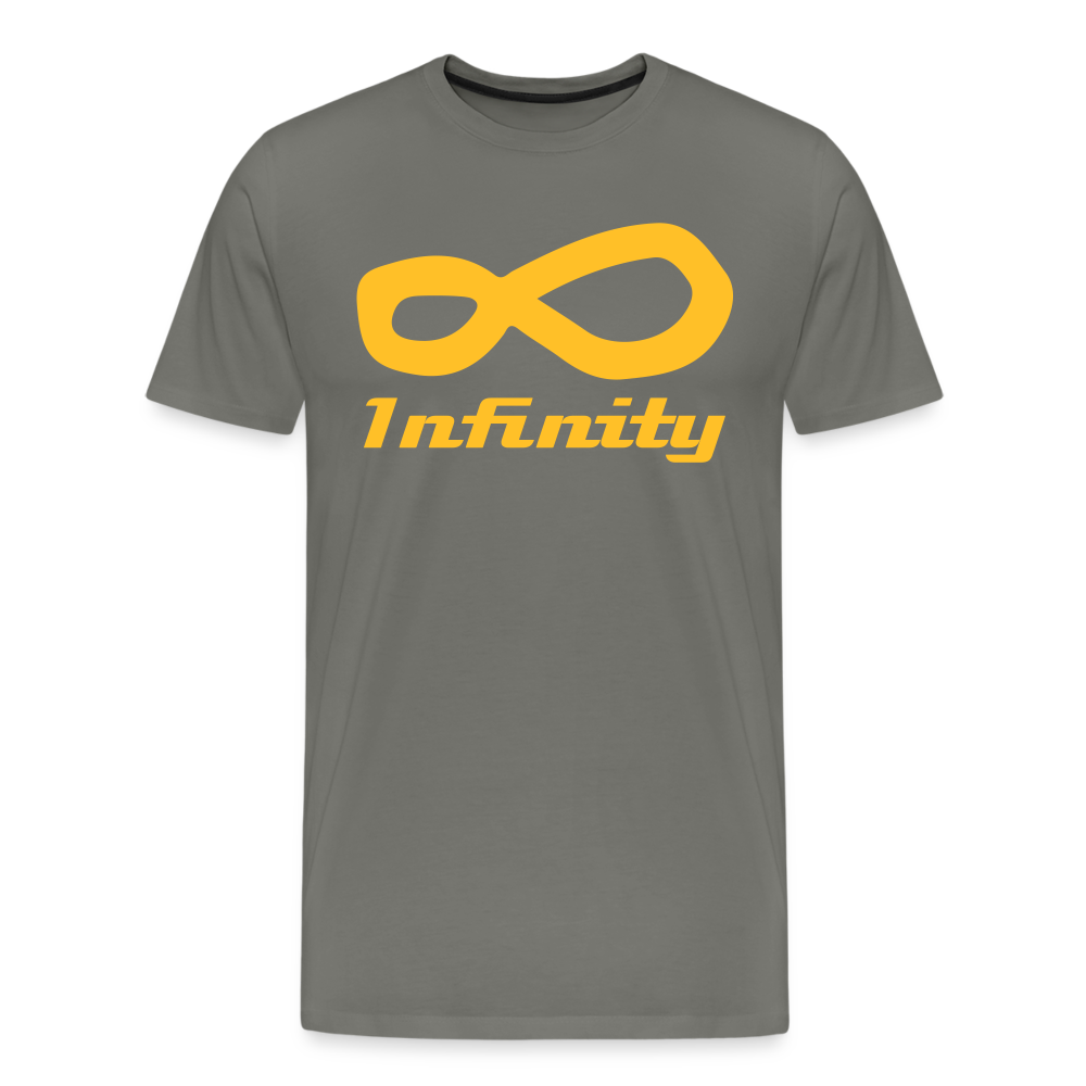 Men’s Premium T-Shirt - Infinity - Asphalt
