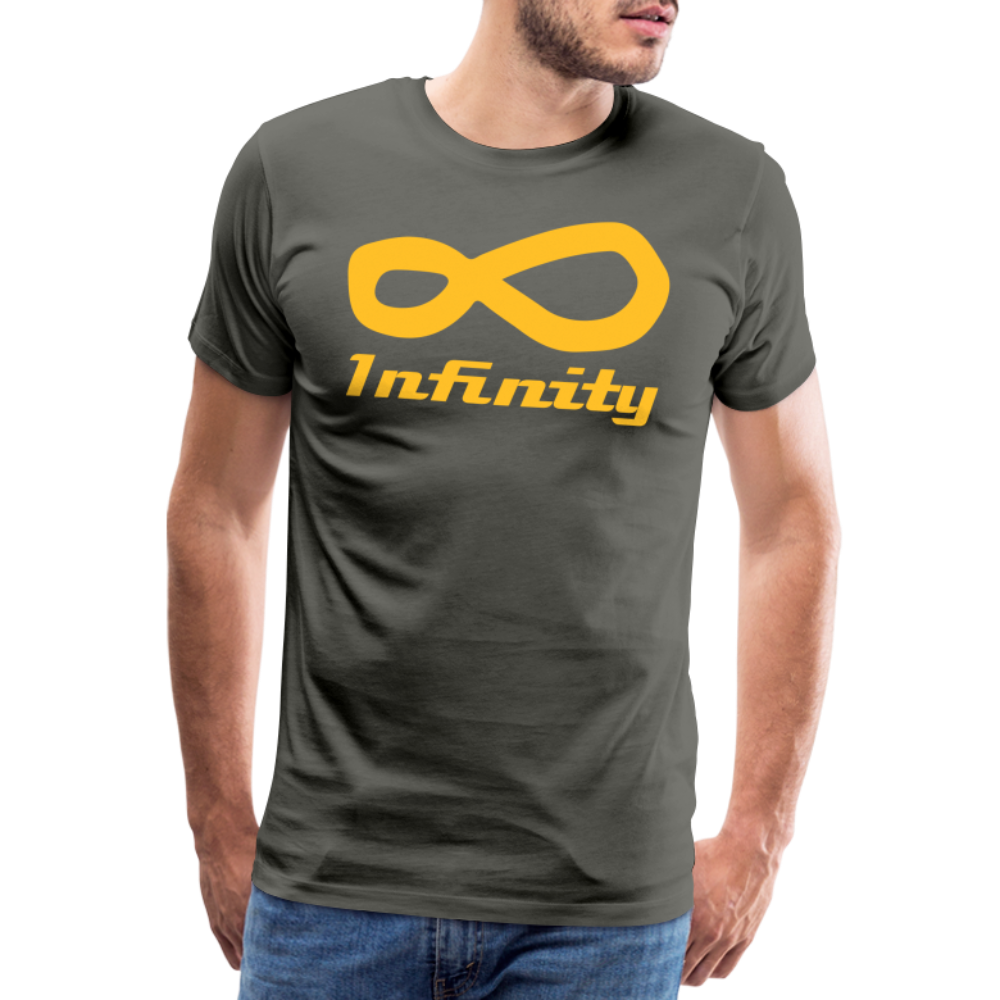 Men’s Premium T-Shirt - Infinity - Asphalt