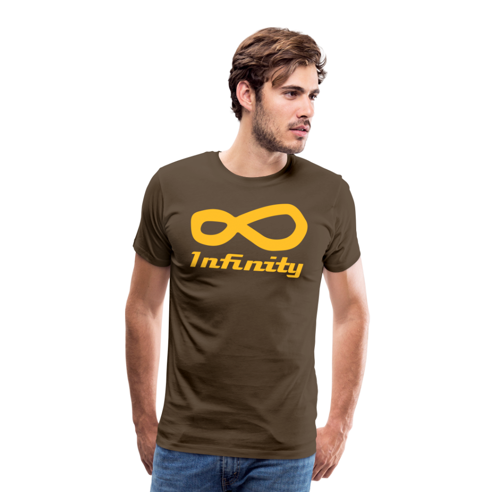 Men’s Premium T-Shirt - Infinity - Edelbraun