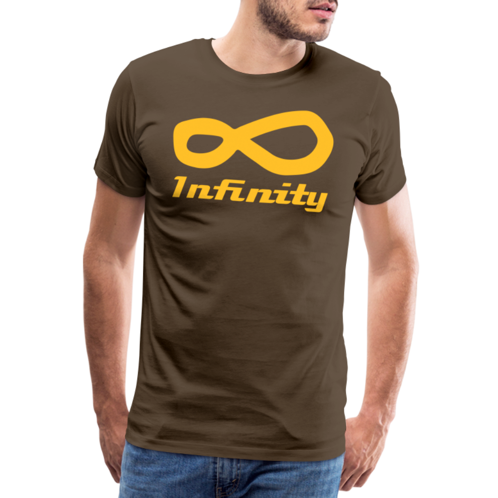 Men’s Premium T-Shirt - Infinity - Edelbraun