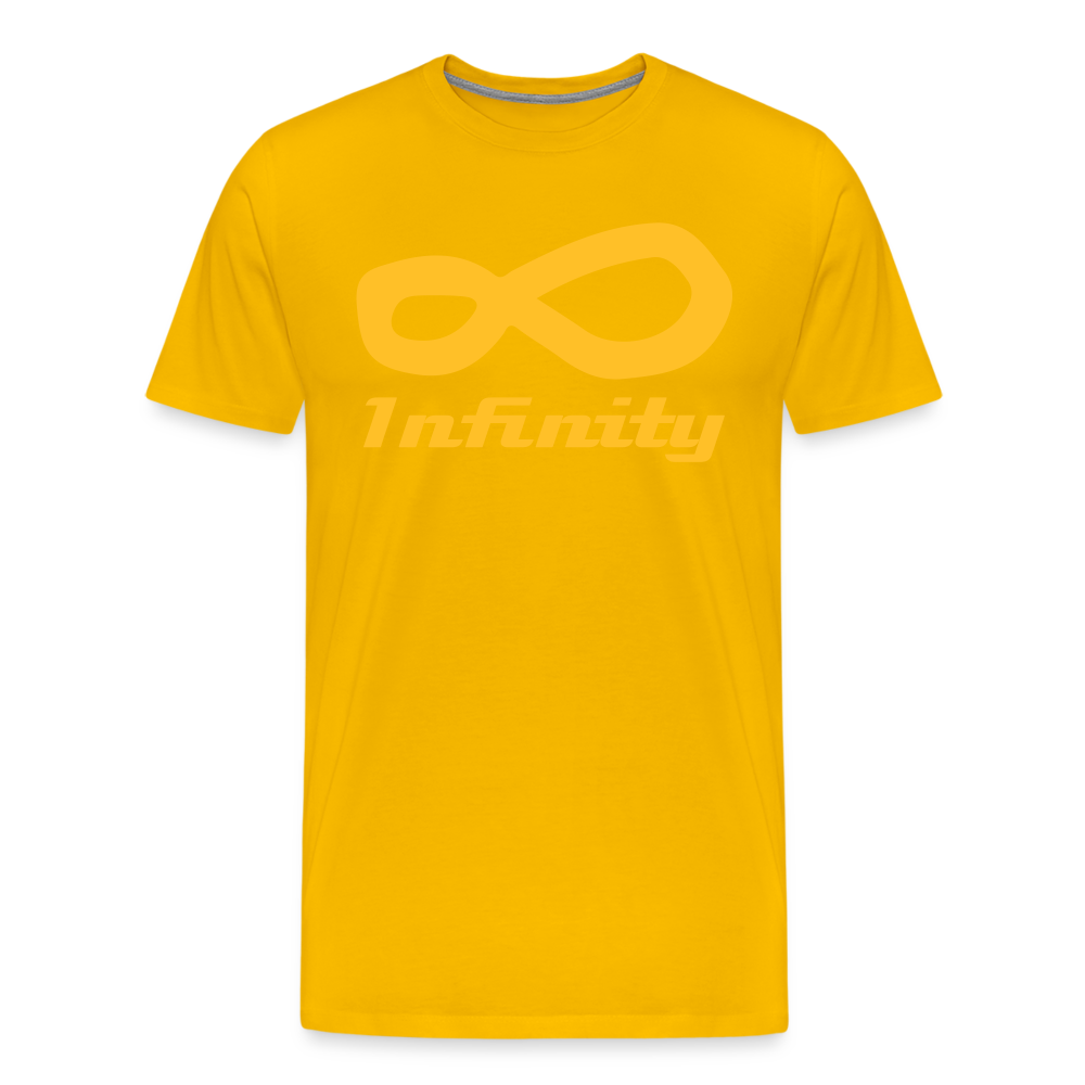 Men’s Premium T-Shirt - Infinity - Sonnengelb