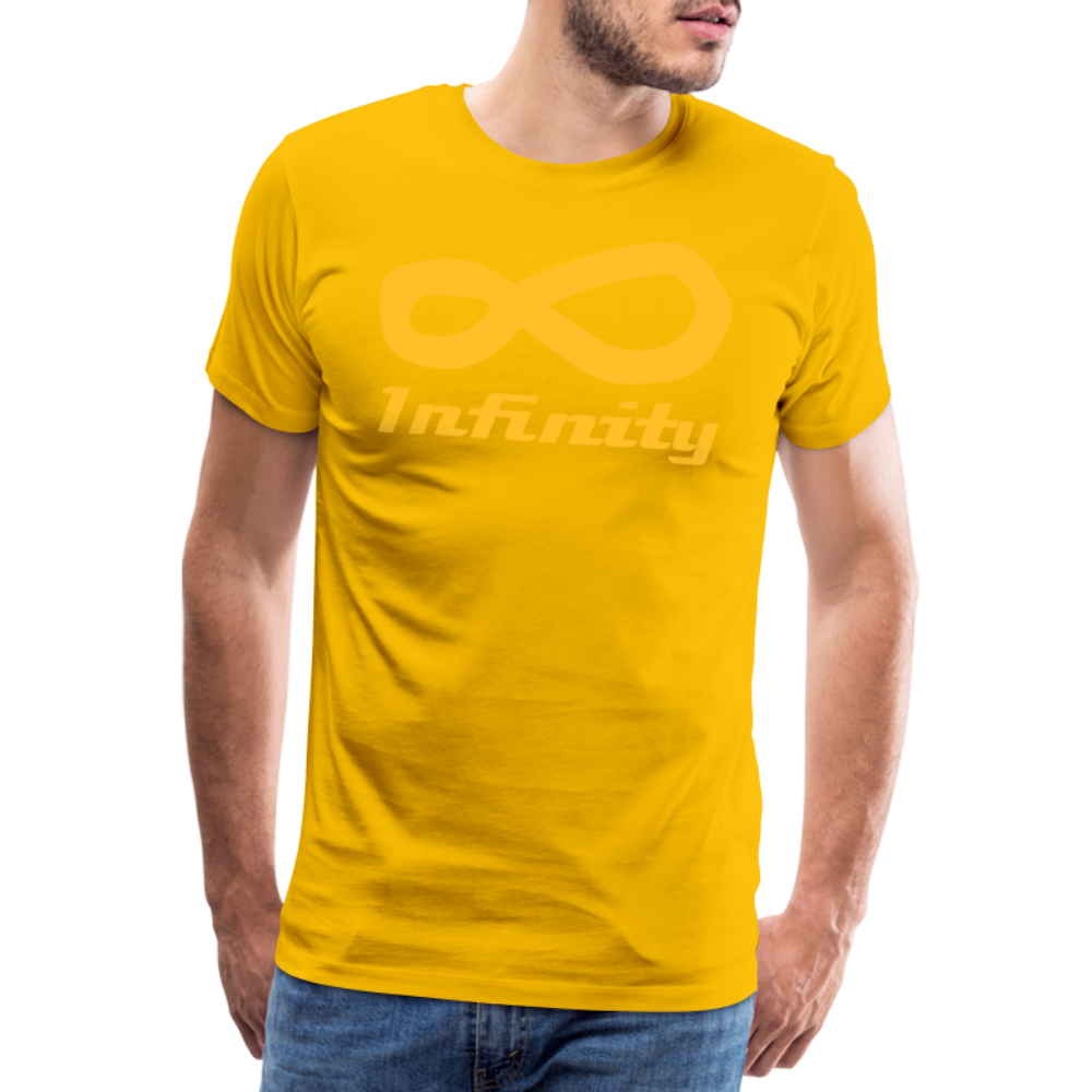 Men’s Premium T-Shirt - Infinity - Sonnengelb