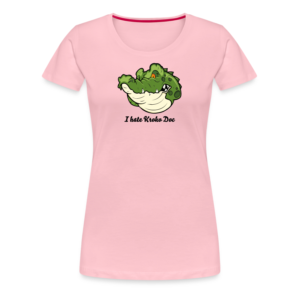 Girl’s Premium T-Shirt - Kroko - Hellrosa