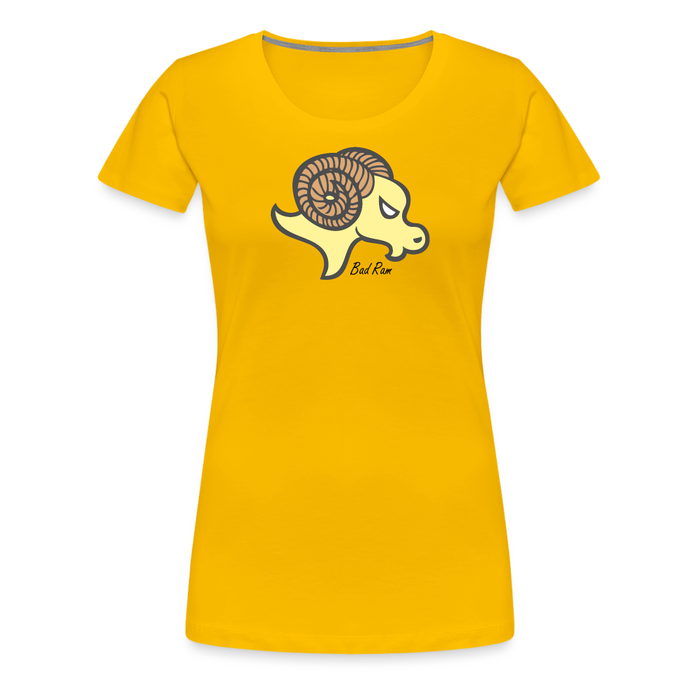 Girl’s Premium T-Shirt - Ram - Sonnengelb