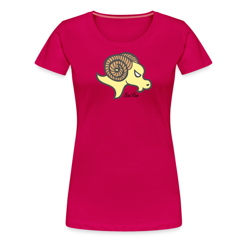 Girl’s Premium T-Shirt - Ram - dunkles Pink
