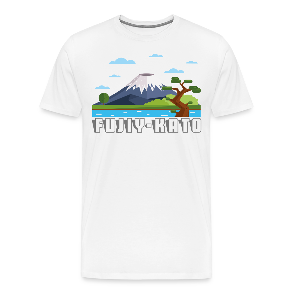 Men’s Premium T-Shirt - Fujiy-Kato - weiß