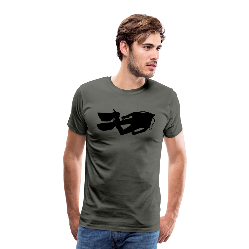 Men’s Premium T-Shirt - Diver man - Asphalt