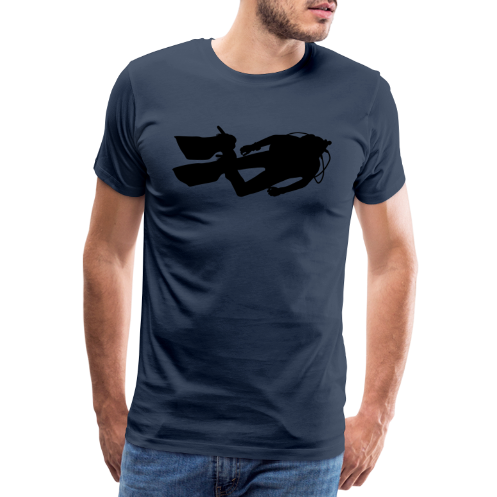 Men’s Premium T-Shirt - Diver man - Navy