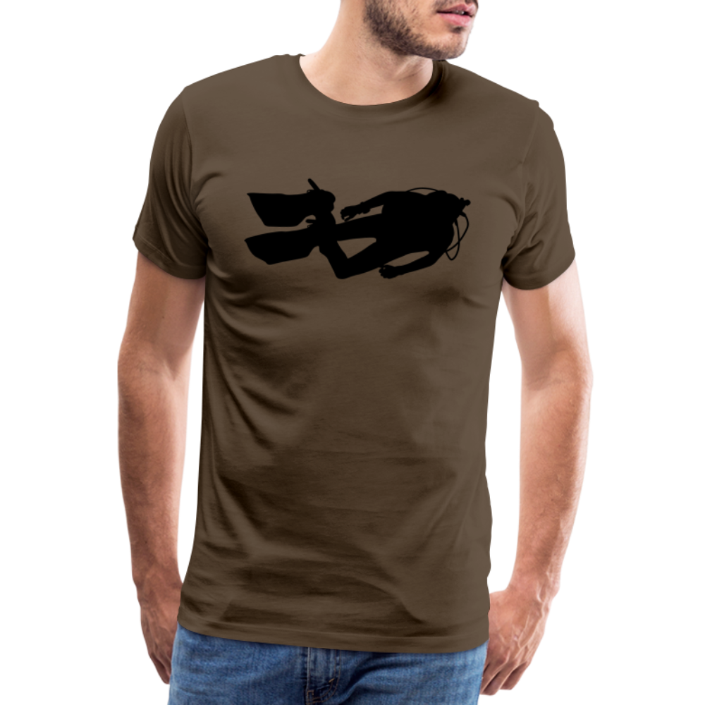 Men’s Premium T-Shirt - Diver man - Edelbraun