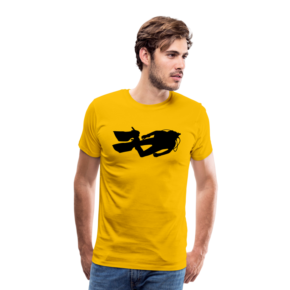 Men’s Premium T-Shirt - Diver man - Sonnengelb