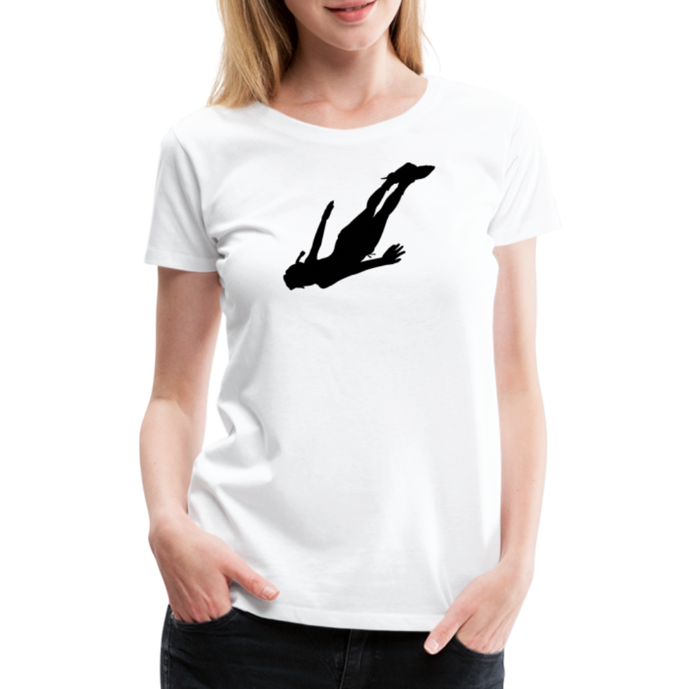 Girl’s Premium T-Shirt - Diver woman - weiß