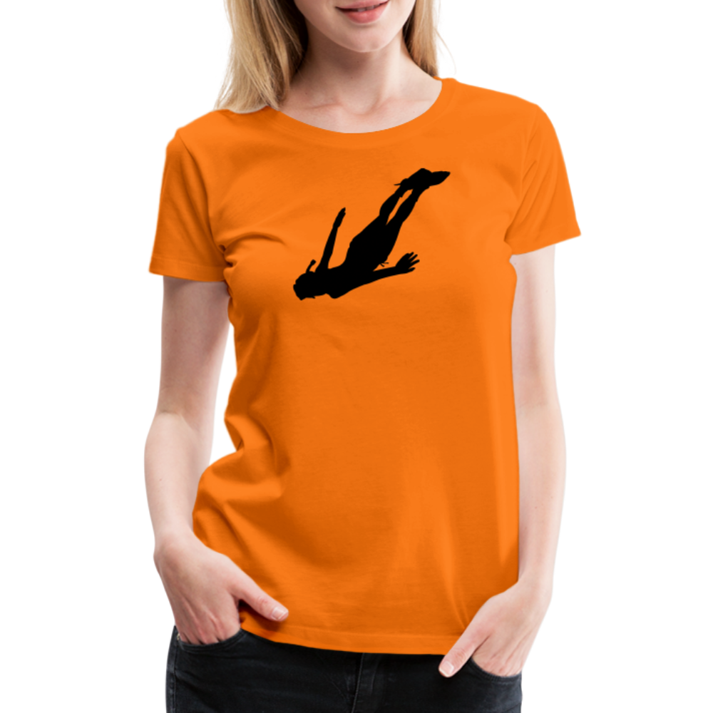 Girl’s Premium T-Shirt - Diver woman - Orange