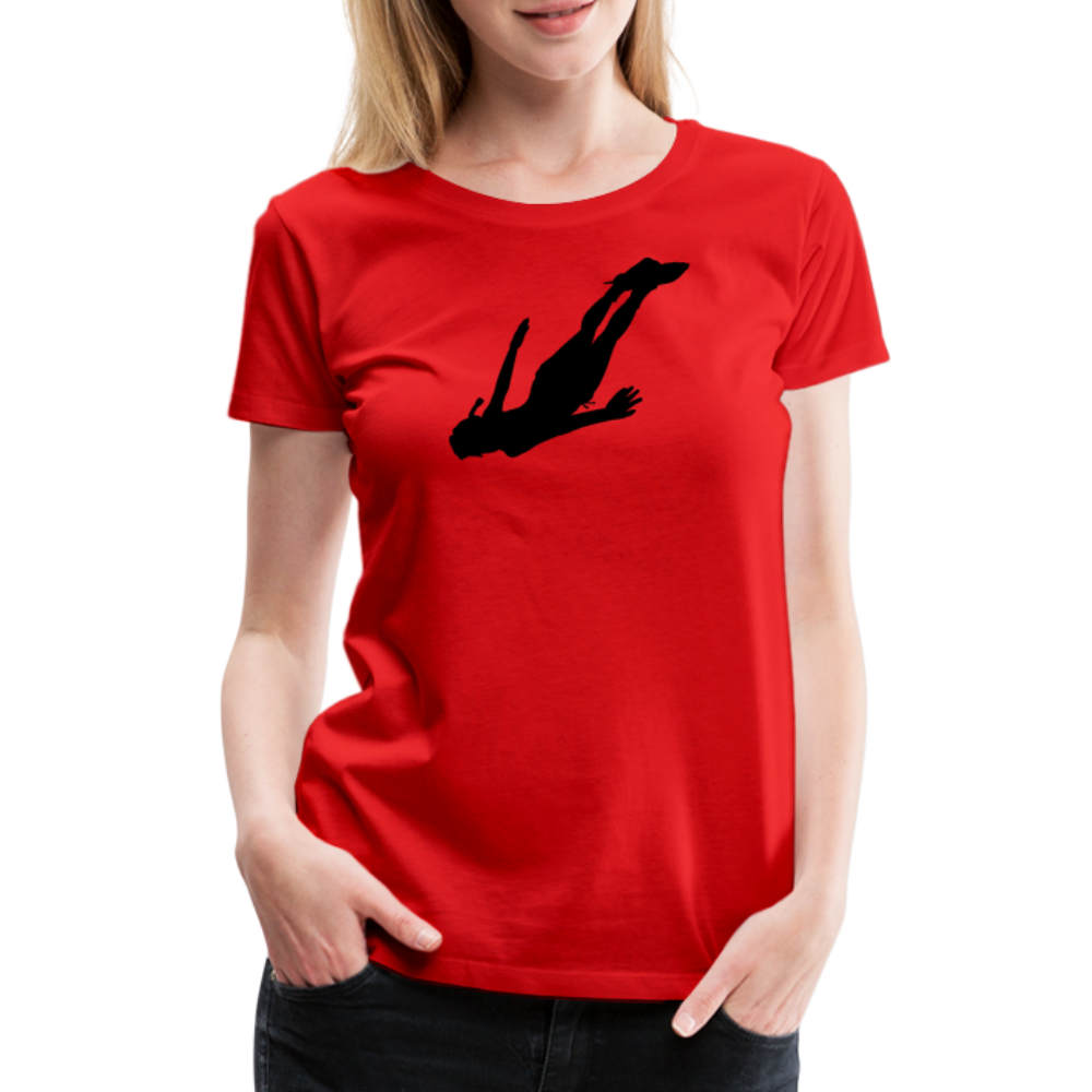 Girl’s Premium T-Shirt - Diver woman - Rot