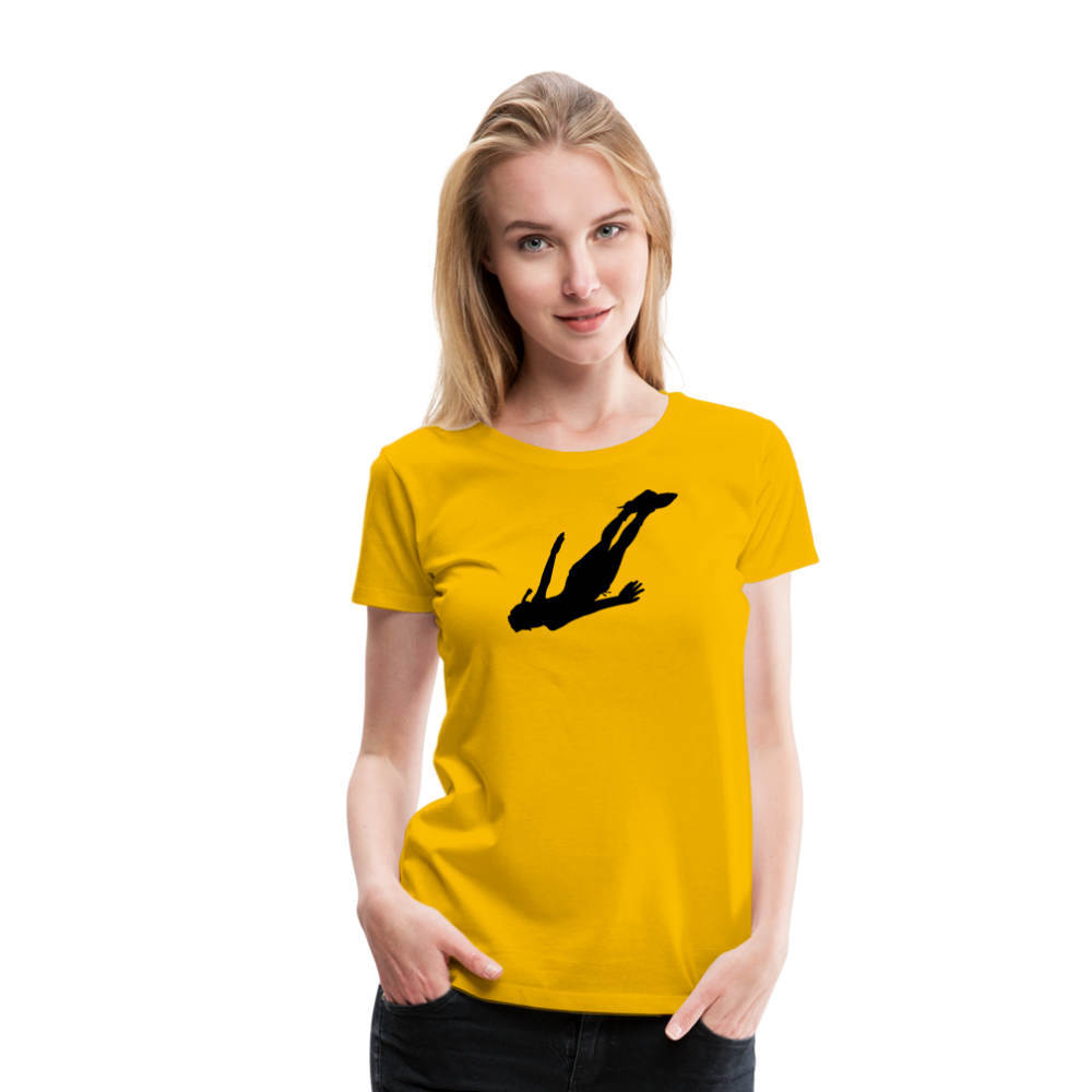 Girl’s Premium T-Shirt - Diver woman - Sonnengelb