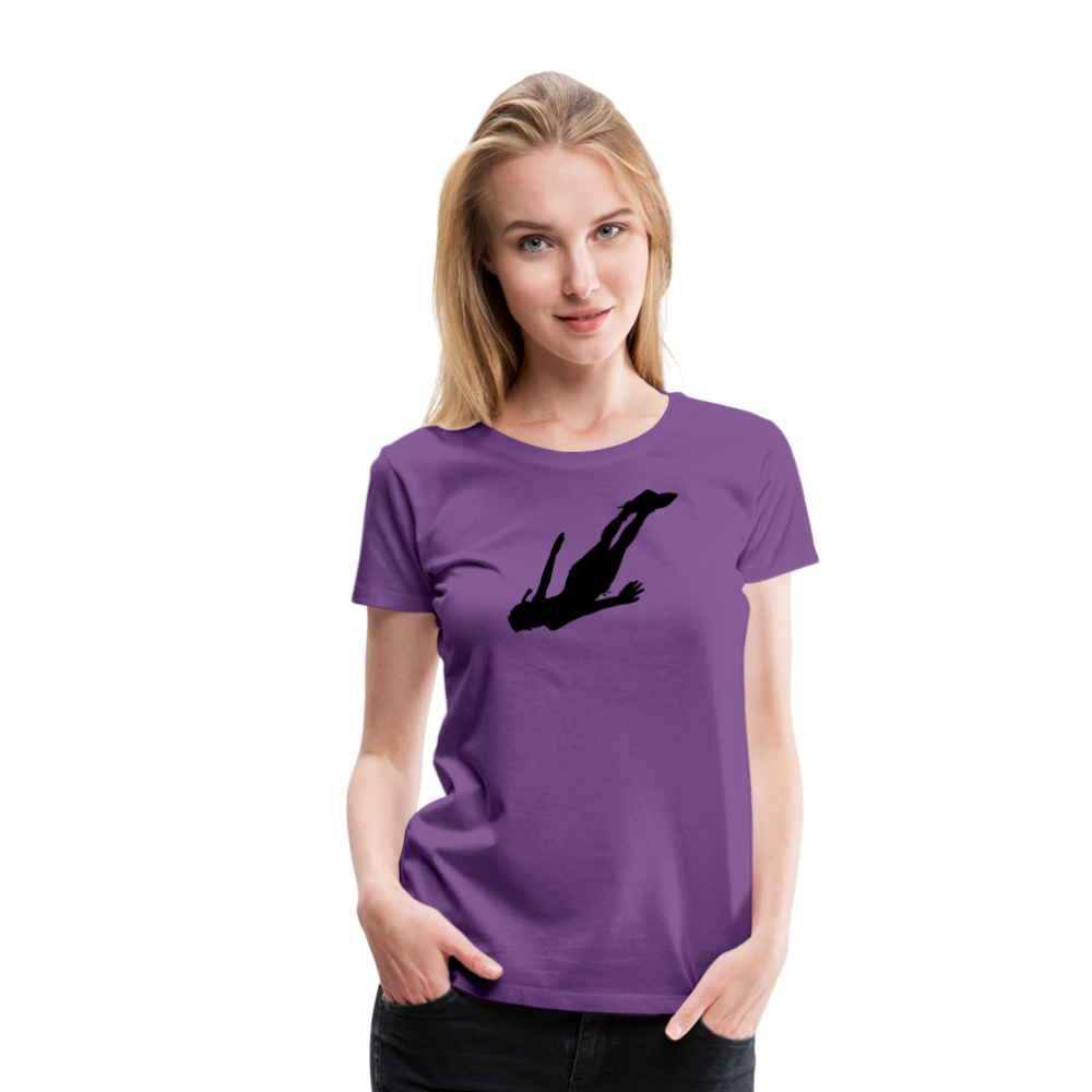 Girl’s Premium T-Shirt - Diver woman - Lila