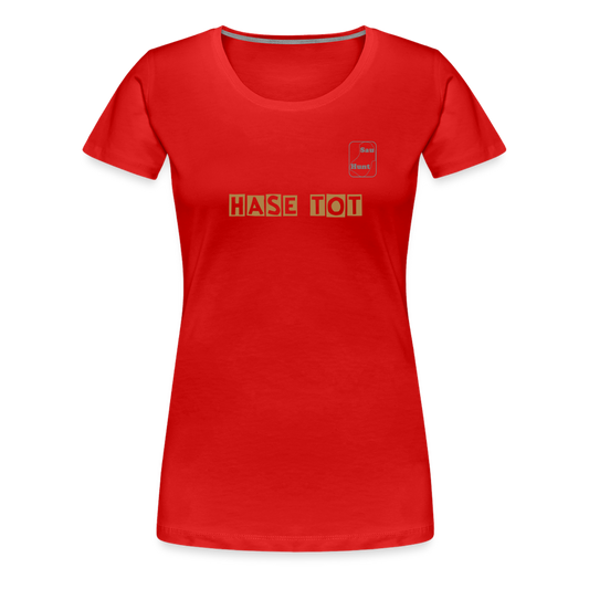 Girl’s Premium T-Shirt - Hase tot - Rot
