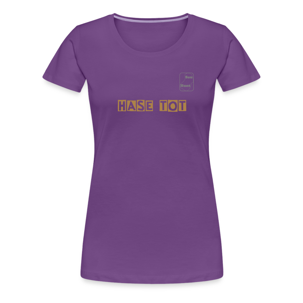 Girl’s Premium T-Shirt - Hase tot - Lila