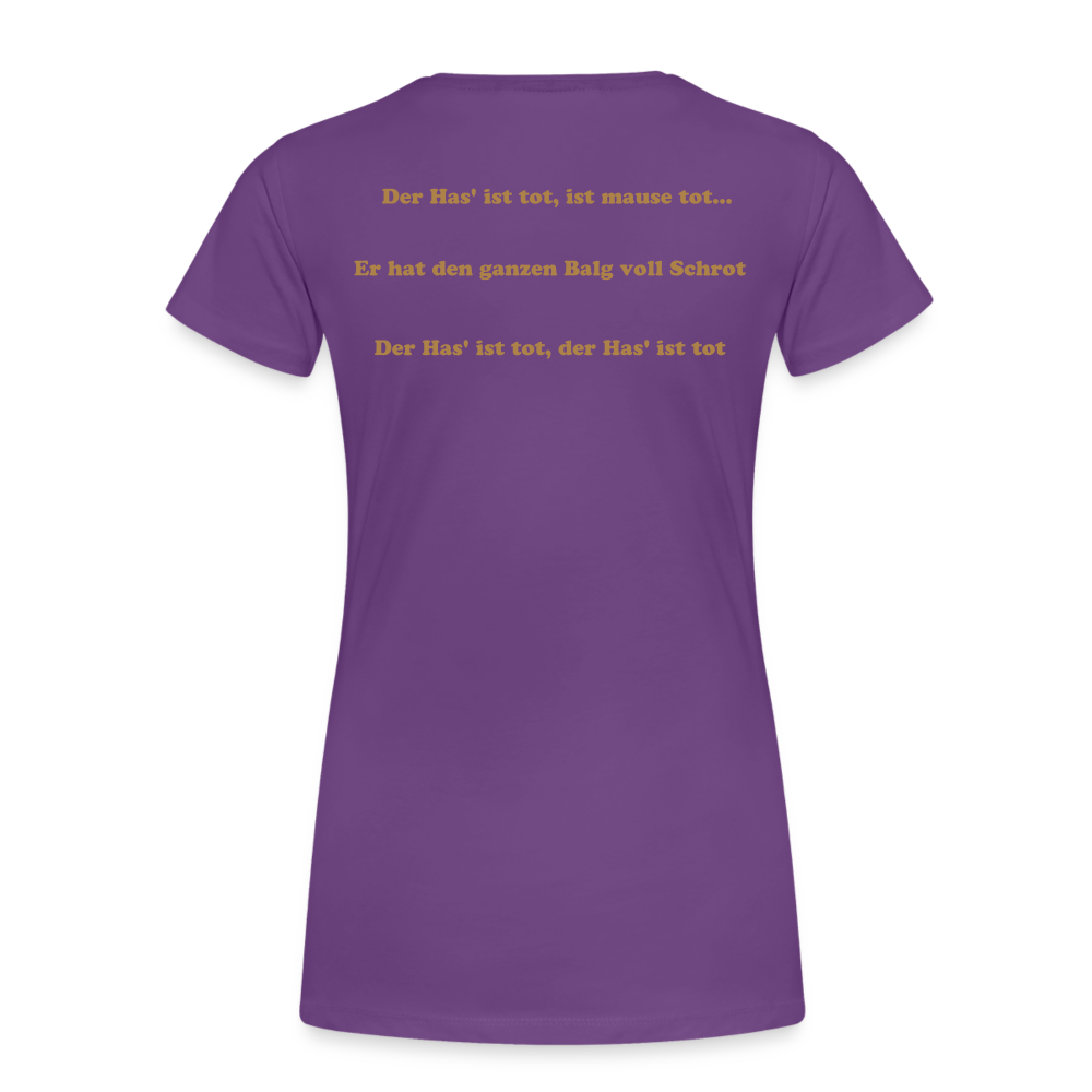 Girl’s Premium T-Shirt - Hase tot - Lila