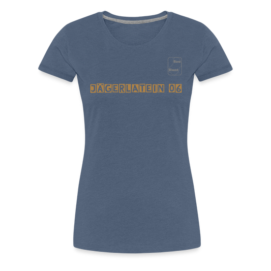 Girl’s Premium T-Shirt - TaFiKiEiEr - Blau meliert