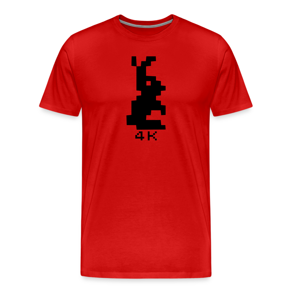 Men’s Premium T-Shirt - 4k Hase - Rot