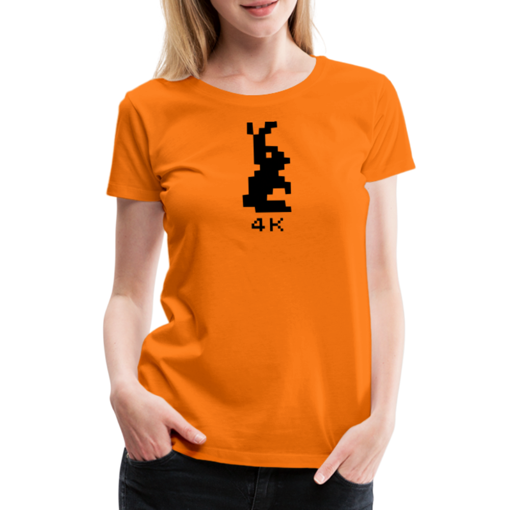 Girl's Premium T-Shirt - 4k Hase - Orange